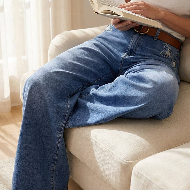 🔥2026 Hot sale &30% OFF🔥 Women's Vintage High-Waist Wide-Leg Jeans
