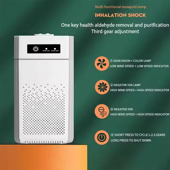 ✈FREE SHIPPING - 🌿💨 Home Air Purifier – All-around protection 🛡️🏠 for fresh and clean indoor air, ideal for combating allergens, dust, and odors. 🎁