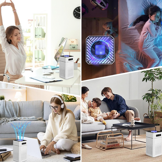 ✈FREE SHIPPING - 🌿💨 Home Air Purifier – All-around protection 🛡️🏠 for fresh and clean indoor air, ideal for combating allergens, dust, and odors. 🎁