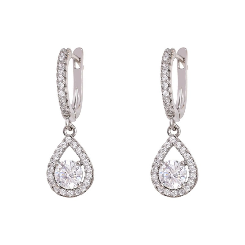 ✨2026 HOT SALE New Arrival🔥Limited Time Special Price !!🎉Elegant Teardrop Dangle Hoop Earrings