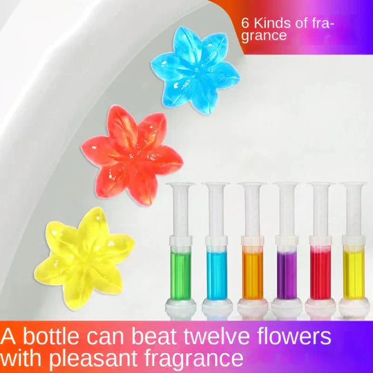 🥳New arrival 50% OFF!🥳💞50K+ SOLD!🚽 Toilet Cleaning Gel with 84-Flower Stamp