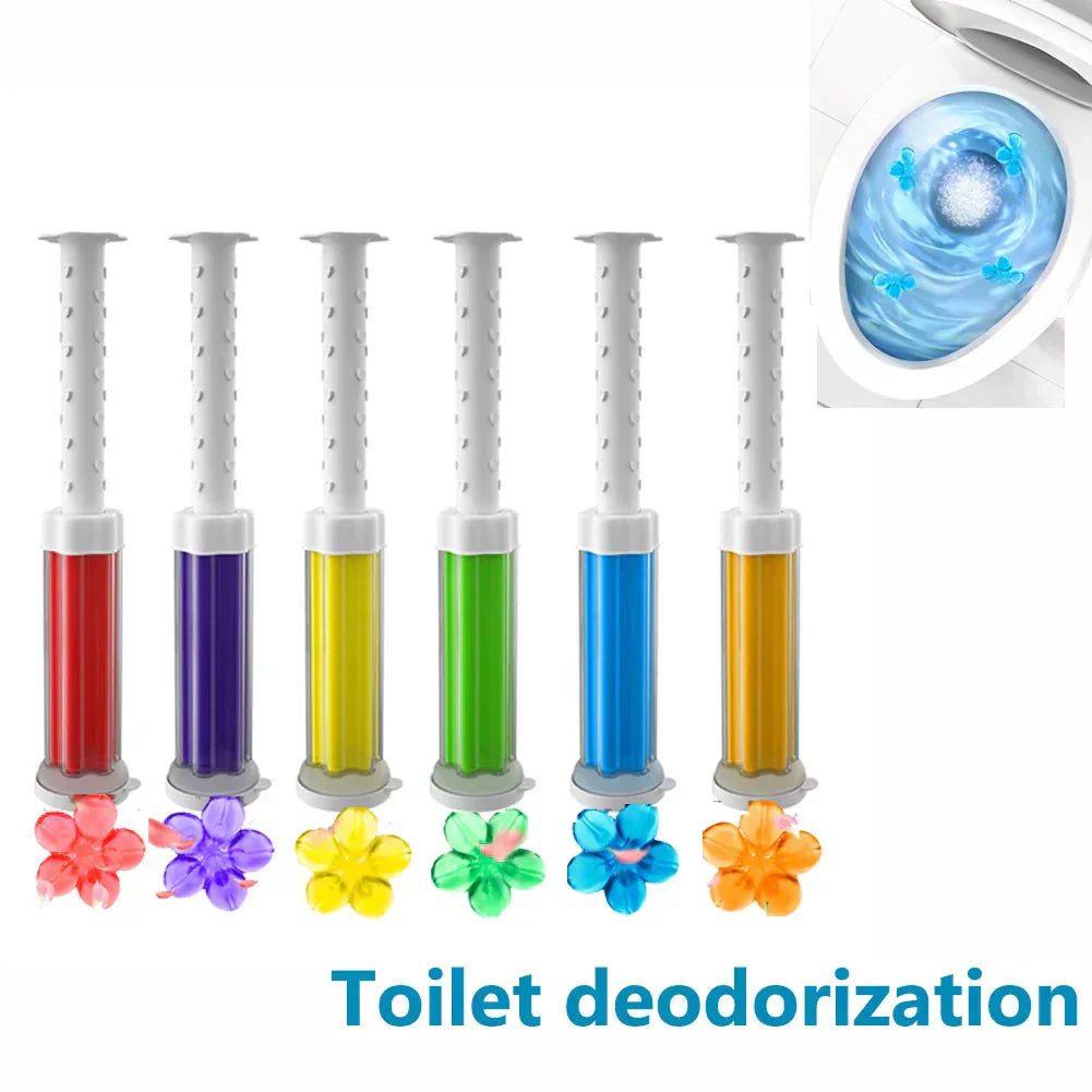 🥳New arrival 50% OFF!🥳💞50K+ SOLD!🚽 Toilet Cleaning Gel with 84-Flower Stamp