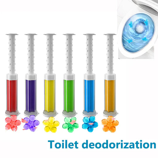 🥳New arrival 50% OFF!🥳💞50K+ SOLD!🚽 Toilet Cleaning Gel with 84-Flower Stamp
