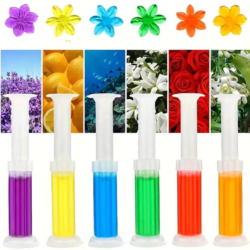 🥳New arrival 50% OFF!🥳💞50K+ SOLD!🚽 Toilet Cleaning Gel with 84-Flower Stamp