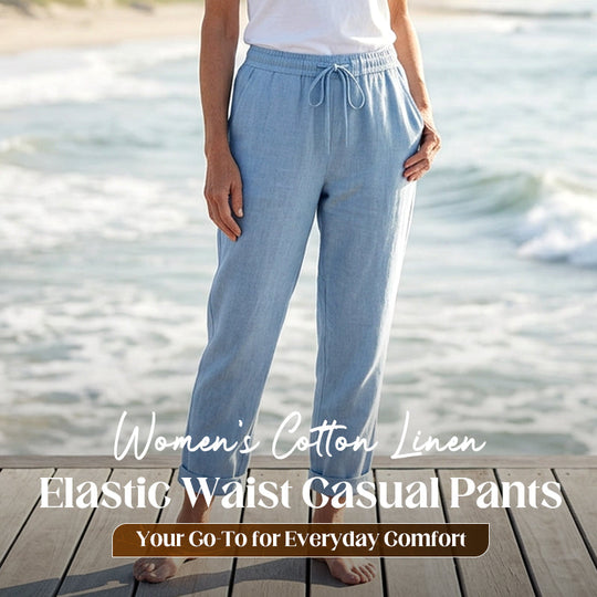 👖 50% OFF NOW ! ⚡ Casual Cotton and Linen Pants for Women – Skin-friendly Breathable, Loose Fit & All-match Daily Wear Design ☁️