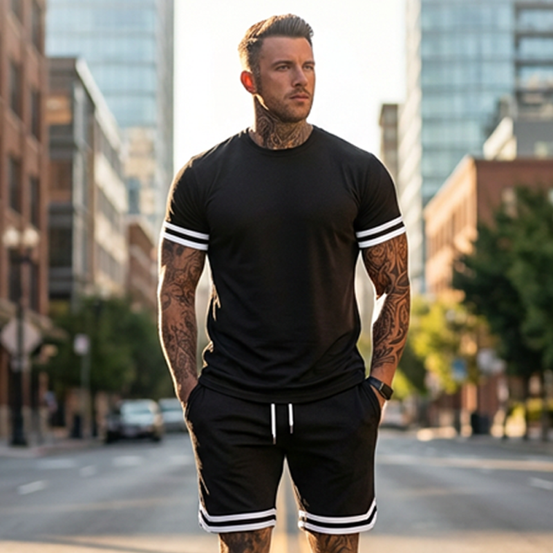 🥳2026 HOT SALE🥳💞50% OFF NOW!🔥Casual Short Sleeve T-Shirt & Shorts Set