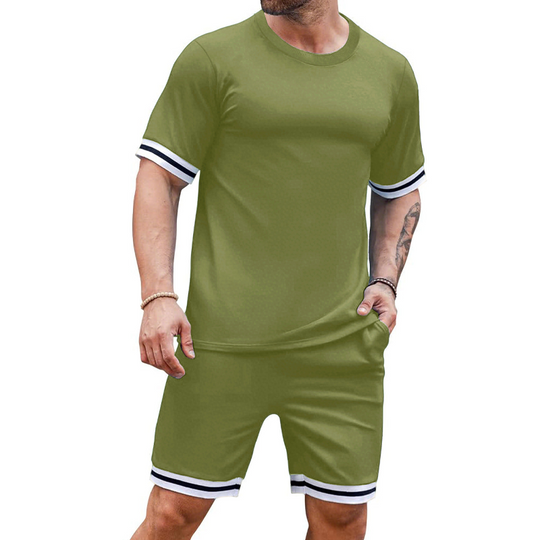 🥳2026 HOT SALE🥳💞50% OFF NOW!🔥Casual Short Sleeve T-Shirt & Shorts Set