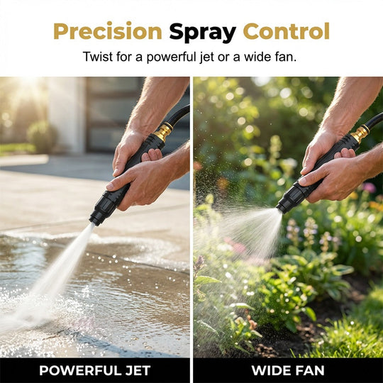 High-Pressure Direct Spray Water Nozzle -  Wash at Home, Save Big!