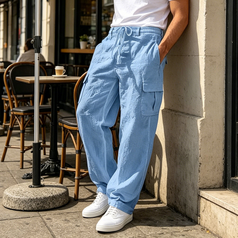 📢📢50% OFF !! ⏰Men's Cotton Linen Cargo Pants