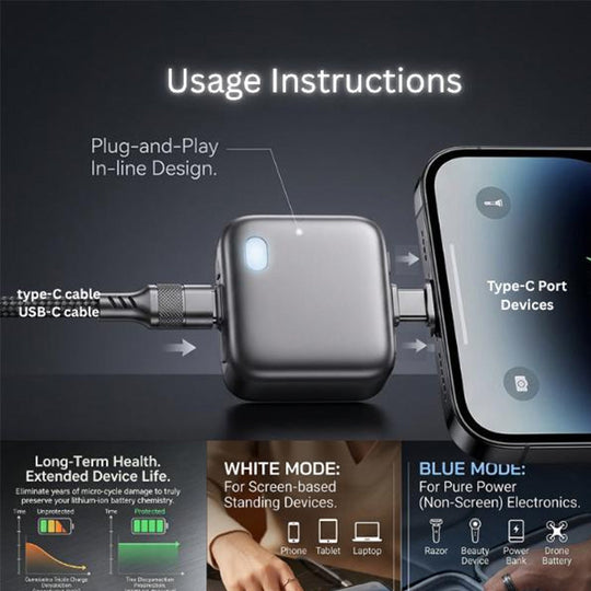 ⚡ AI Auto-Disconnect Charger – 140W Fast Charging & Battery Protection – Safe Overnight Charge & Smart Chip – Universal Compatibility 💻