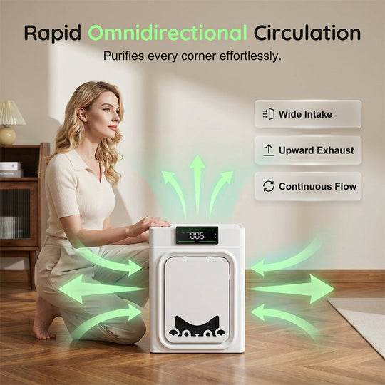 ⏳Limited Time Special Price⏰Pet Air Purifier with Washable Filter