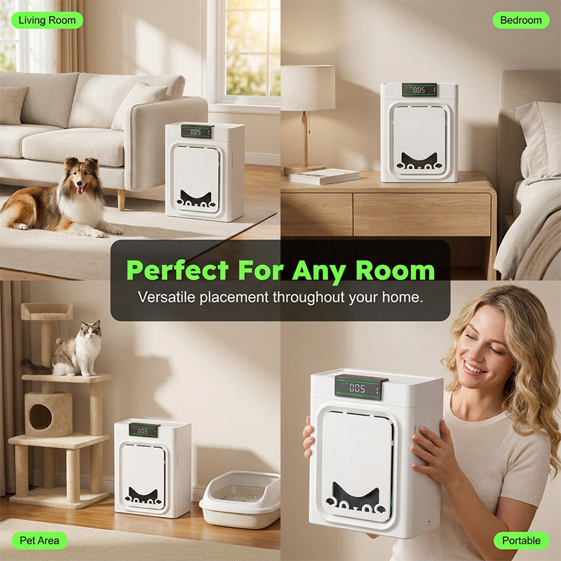 ⏳Limited Time Special Price⏰Pet Air Purifier with Washable Filter