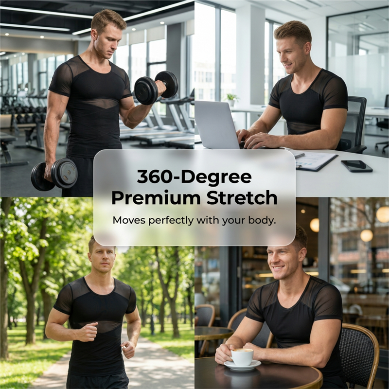 Men's Breathable Compression Body Shaper