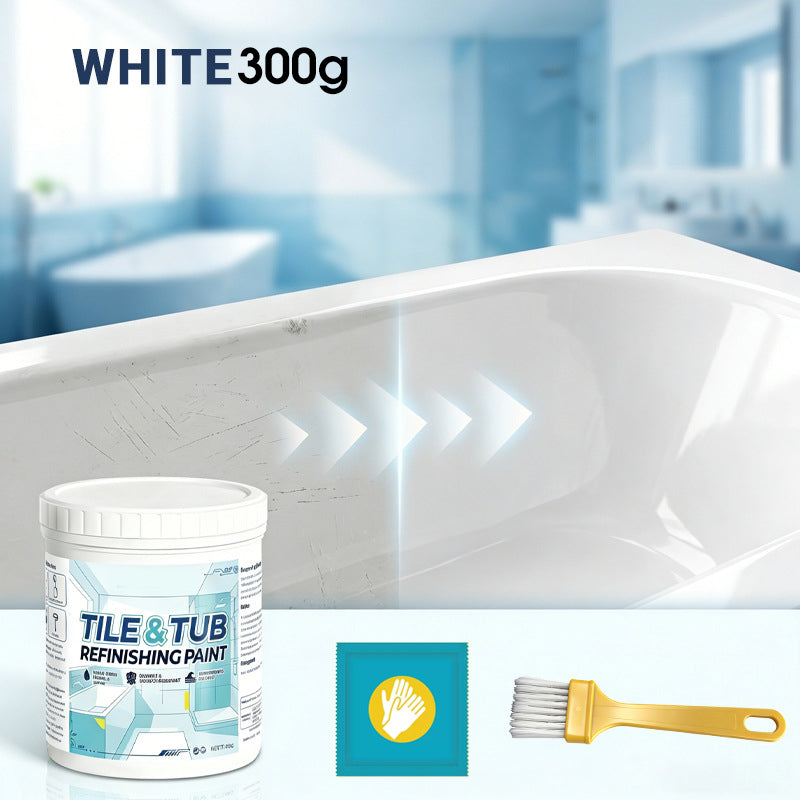 ✨New Arrival 50% OFF🛁🎨 Tile & Tub Refinishing Paint Kit – Waterproof, anti‑slip finish. Covers stains & cracks. Easy DIY, no pro needed. ✨🛡️