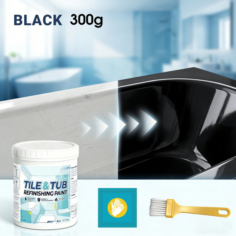 ✨New Arrival 50% OFF🛁🎨 Tile & Tub Refinishing Paint Kit – Waterproof, anti‑slip finish. Covers stains & cracks. Easy DIY, no pro needed. ✨🛡️