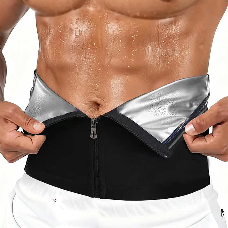 ✨New Arrival 50% OFF🏃‍♂️ Men's Waist Trainer Sweat Belt – Compression, Trimmer, Sauna Effect ✨