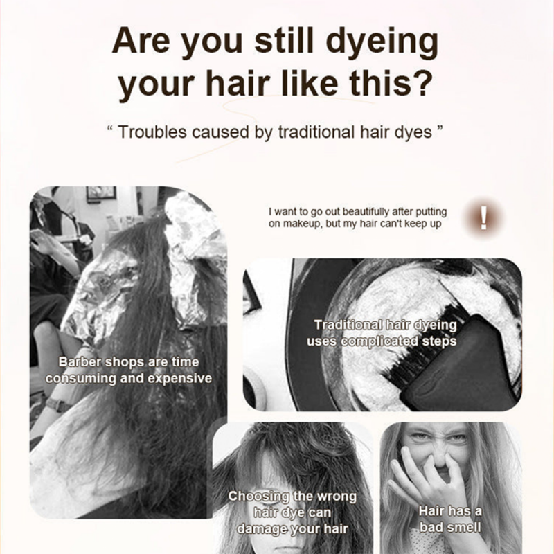 🎨💇‍♀️ 3-in-1 Hair Dye Comb – Mix, Apply & Comb in One Tool, Even Coverage, No Dripping, Reusable. Perfect for Home Hair Coloring & Root Touch-Ups! ✨🪮
