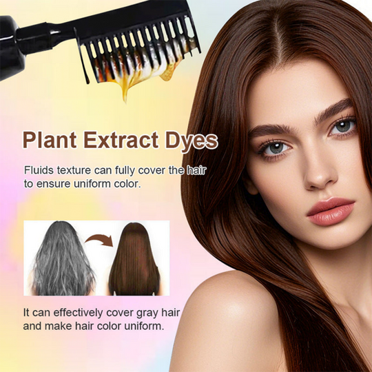 🎨💇‍♀️ 3-in-1 Hair Dye Comb – Mix, Apply & Comb in One Tool, Even Coverage, No Dripping, Reusable. Perfect for Home Hair Coloring & Root Touch-Ups! ✨🪮