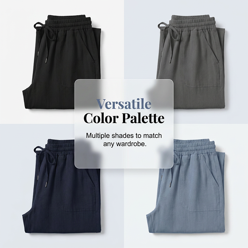 🥳2026 HOT SALE!!🥳 Women's Solid-Color Loose-Fit Cropped Pants !!!