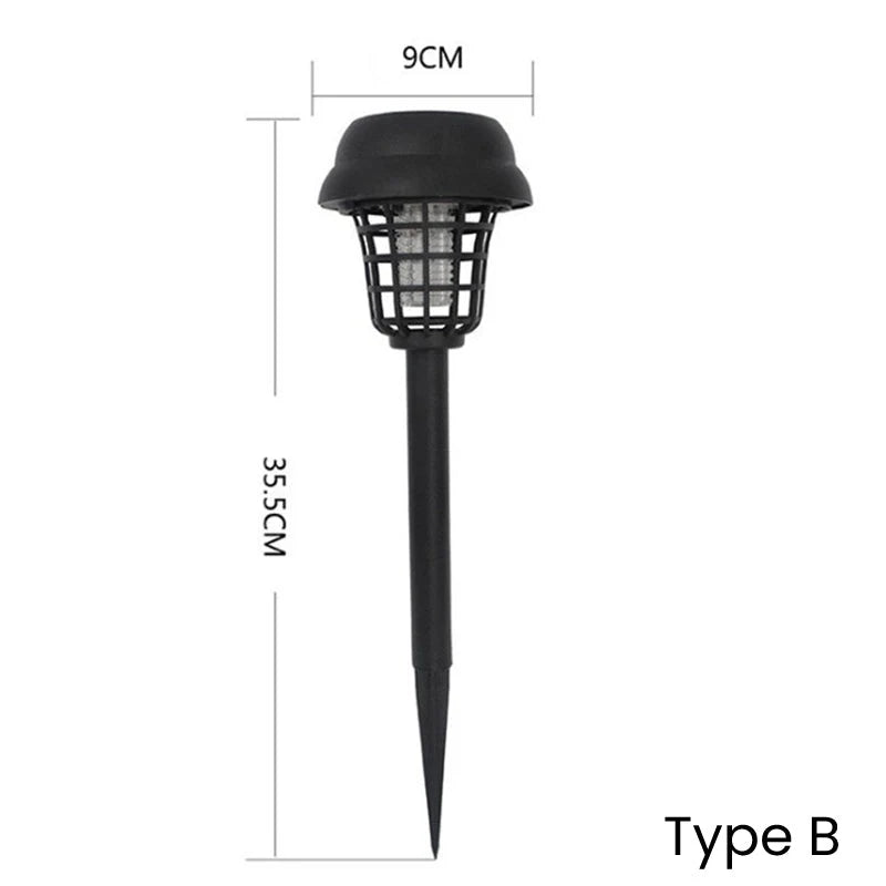 ☀️Solar Mosquito Zapper Light ✨– Outdoor Garden Stake Lamp, UV Insect Killer & Solar Pathway Light🦟🚫