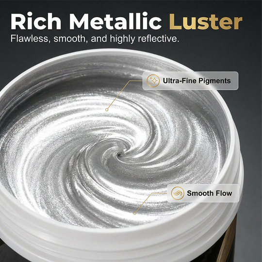 ⏳Limited Time Special Price⏰Water-Based Silver Paint for Metal & Wood