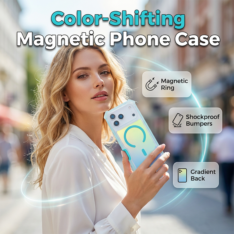 Chameleon Color-Shifting Magnetic Phone Case