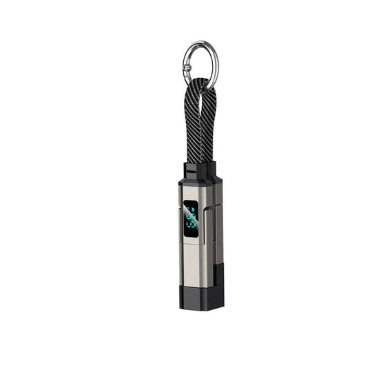 🔥4-in-1 Digital Display Keychain Charging Cable