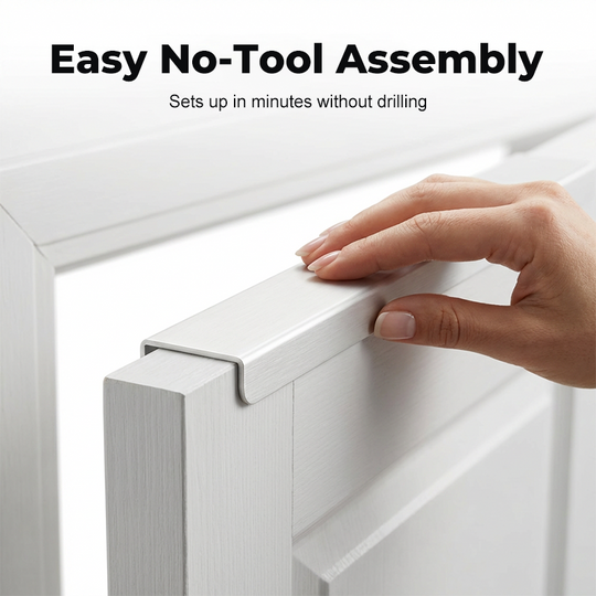 ⏳Limited Time 50% OFF⏰Over-the-Door Shoe Rack Organizer – 24 pockets & tool-free install – Fits standard doors, holds up to 24 pairs – perfect for entryway or closet