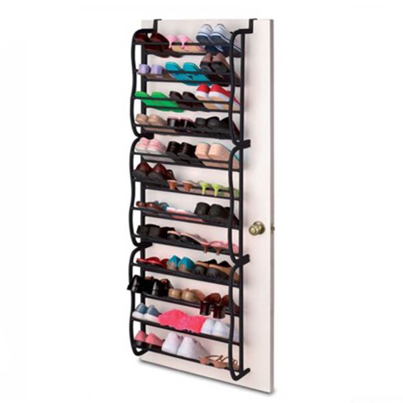 ⏳Limited Time 50% OFF⏰Over-the-Door Shoe Rack Organizer – 24 pockets & tool-free install – Fits standard doors, holds up to 24 pairs – perfect for entryway or closet