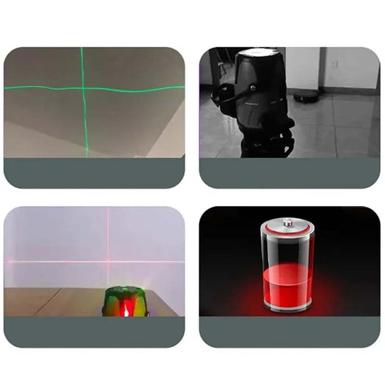 90° Infrared Level – Bright laser, right angle precision. Perfect for tiling, framing & hanging art. Level up your DIY game! 🖼️✨