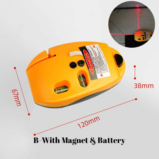 90° Infrared Level – Bright laser, right angle precision. Perfect for tiling, framing & hanging art. Level up your DIY game! 🖼️✨