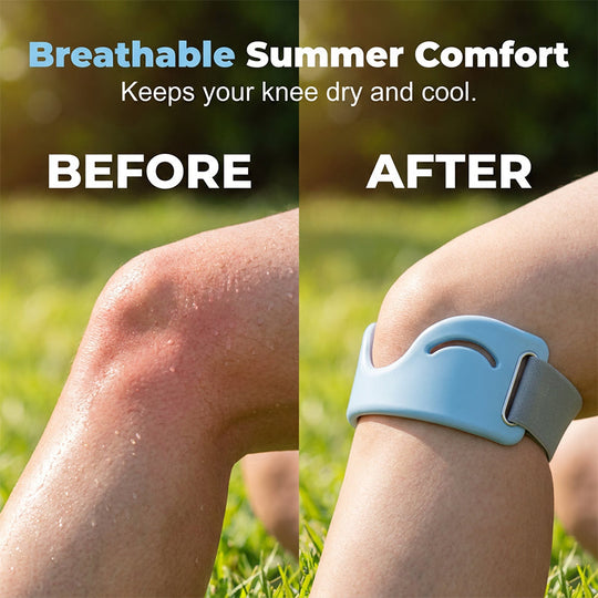 🔥Limited Time Promotion🔥Silicone Knee Patella Strap – Shock-Absorbing & Breathable Support🦵