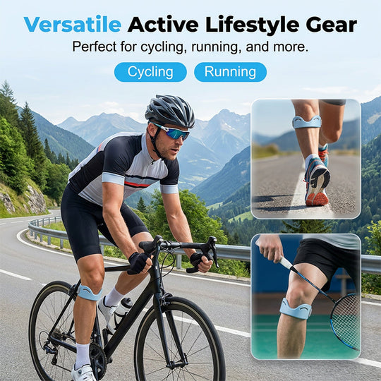 🔥Limited Time Promotion🔥Silicone Knee Patella Strap – Shock-Absorbing & Breathable Support🦵