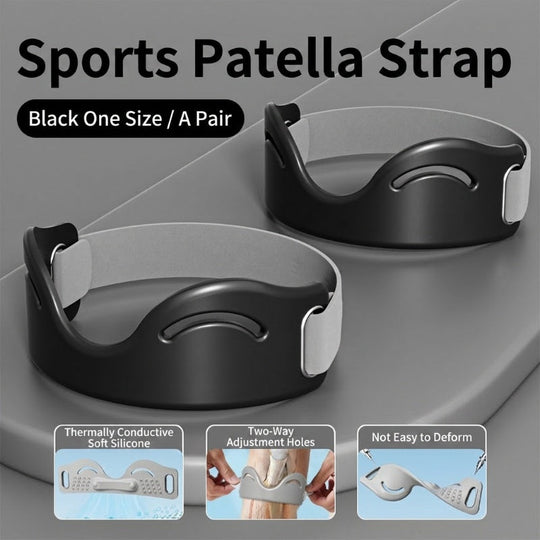 🔥Limited Time Promotion🔥Silicone Knee Patella Strap – Shock-Absorbing & Breathable Support🦵