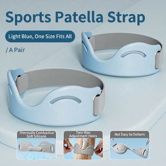 🔥Limited Time Promotion🔥Silicone Knee Patella Strap – Shock-Absorbing & Breathable Support🦵