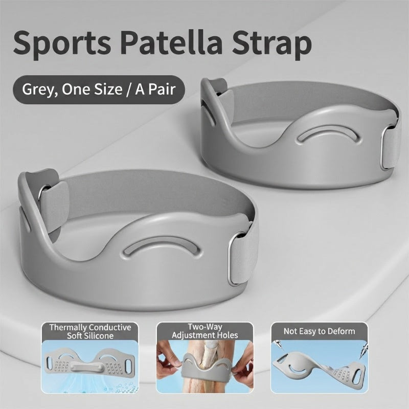 🔥Limited Time Promotion🔥Silicone Knee Patella Strap – Shock-Absorbing & Breathable Support🦵