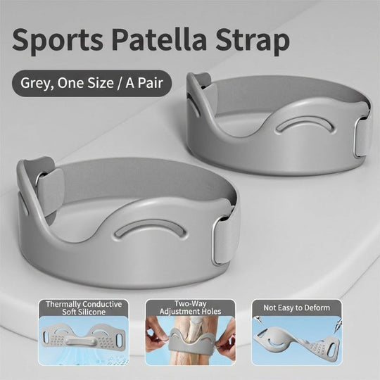 🔥Limited Time Promotion🔥Silicone Knee Patella Strap – Shock-Absorbing & Breathable Support🦵