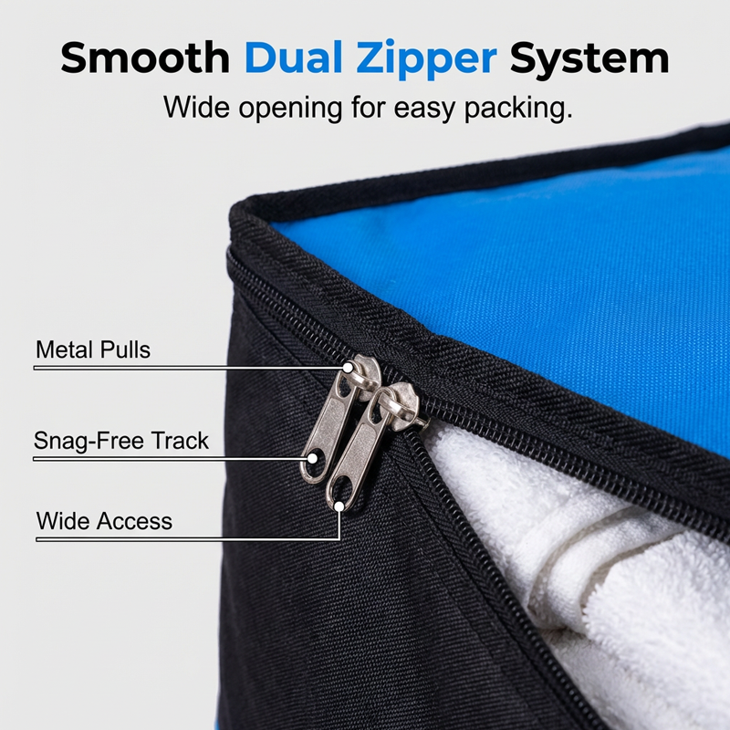 Collapsible Storage and Moving Bag – Heavy-duty handles & zippered closure – Folds flat, perfect for moving, travel or closet organization – reusable & easy to clean 🏠