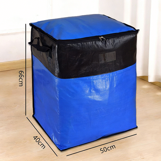 Collapsible Storage and Moving Bag – Heavy-duty handles & zippered closure – Folds flat, perfect for moving, travel or closet organization – reusable & easy to clean 🏠