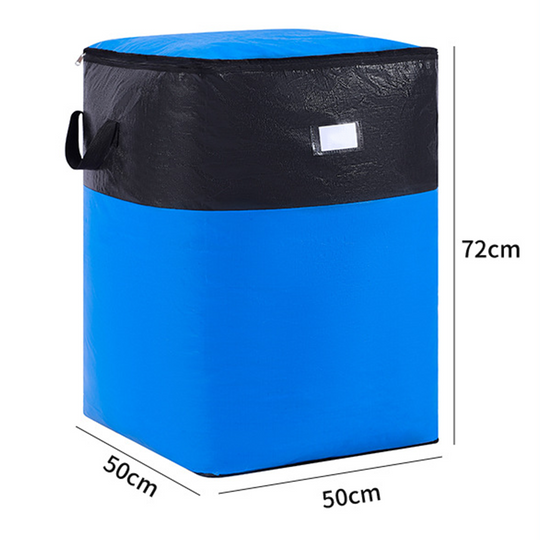 Collapsible Storage and Moving Bag – Heavy-duty handles & zippered closure – Folds flat, perfect for moving, travel or closet organization – reusable & easy to clean 🏠