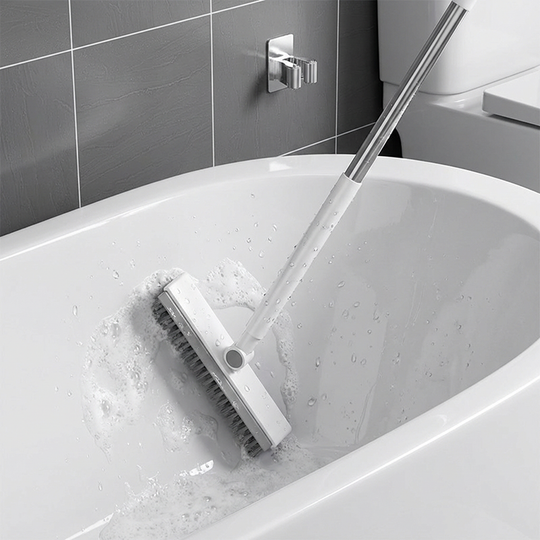 🎉Surprise Price ✨🧹 2-in-1 Grout & Corner Scrubber Brush with Squeegee
