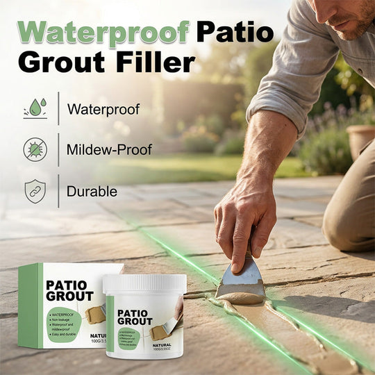 Waterproof Tile Grout Filler & Crack Repair Paste | Mould-Resistant Sealant for Bathroom, Kitchen & Outdoor Patio Tiles