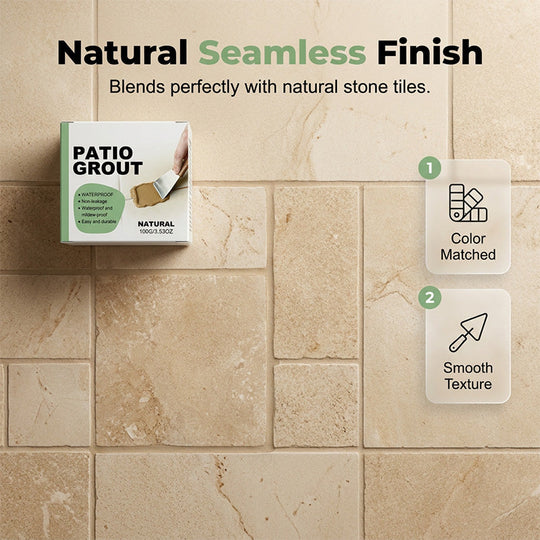 Waterproof Tile Grout Filler & Crack Repair Paste | Mould-Resistant Sealant for Bathroom, Kitchen & Outdoor Patio Tiles