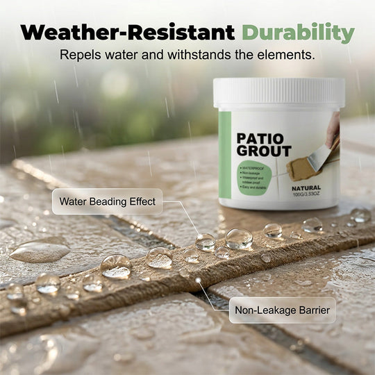Waterproof Tile Grout Filler & Crack Repair Paste | Mould-Resistant Sealant for Bathroom, Kitchen & Outdoor Patio Tiles
