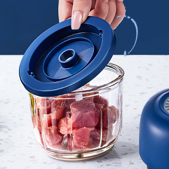 Cordless Multifunctional Mini Electric Food Processor, Wireless Portable Kitchen Chopper for Minced Meat, Garlic & Baby Puree, Fast Food Prep Kitchen Helper