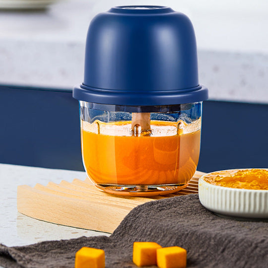 Cordless Multifunctional Mini Electric Food Processor, Wireless Portable Kitchen Chopper for Minced Meat, Garlic & Baby Puree, Fast Food Prep Kitchen Helper