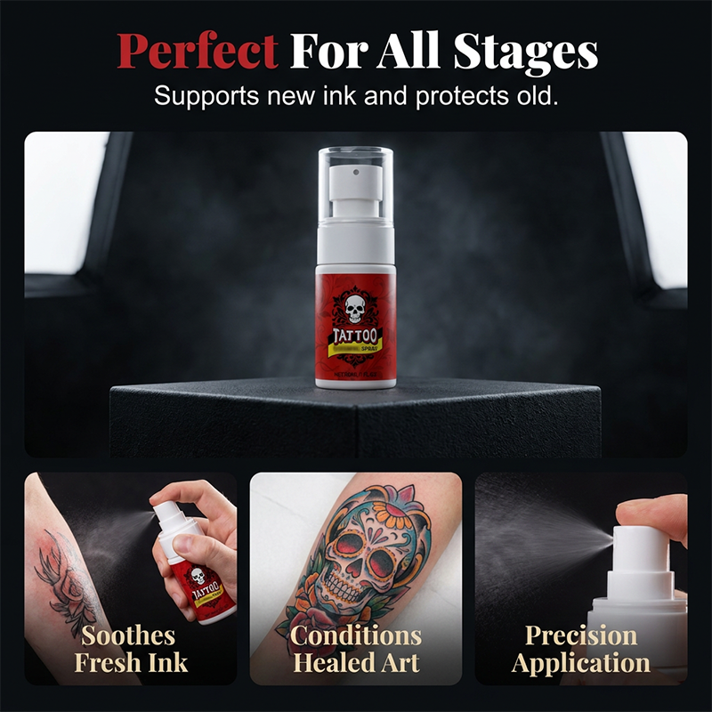 Tattoo Aftercare Moisturizing Spray 💧 Hydrating Mist for Vibrant & Healthy Ink
