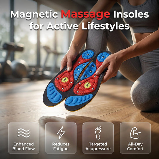 Magnetic Massage Insoles for Active Lifestyles