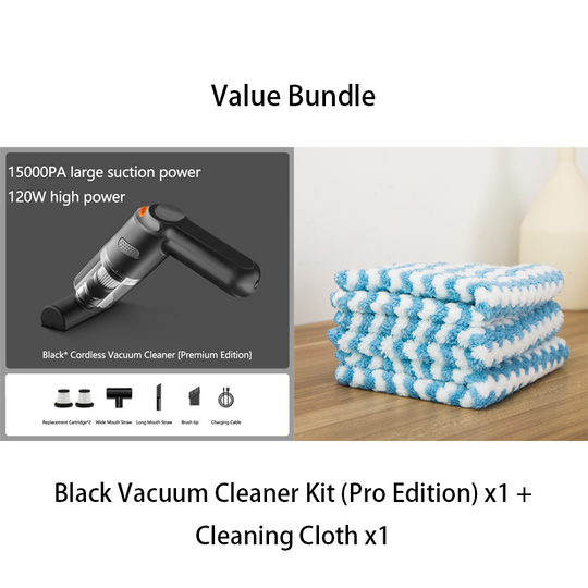 🚗💨 Cordless car vacuum – 10000Pa suction, lightweight, long battery life!