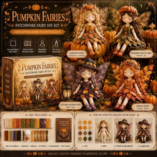 🧵🧚Fairy Patchwork DIY Collection🌸Dreamy Floral Fabric Patches✨Vintage Mixed Material Scrapbook Handmade Kit💐